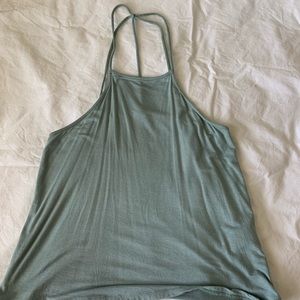 cute green halter top from Garage